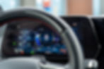 Chevrolet Silverado EV RST dashboard displaying digital screen with speedometer at 0 km/h, trip info, and temperature at -15°C. The steering wheel is partially visible.