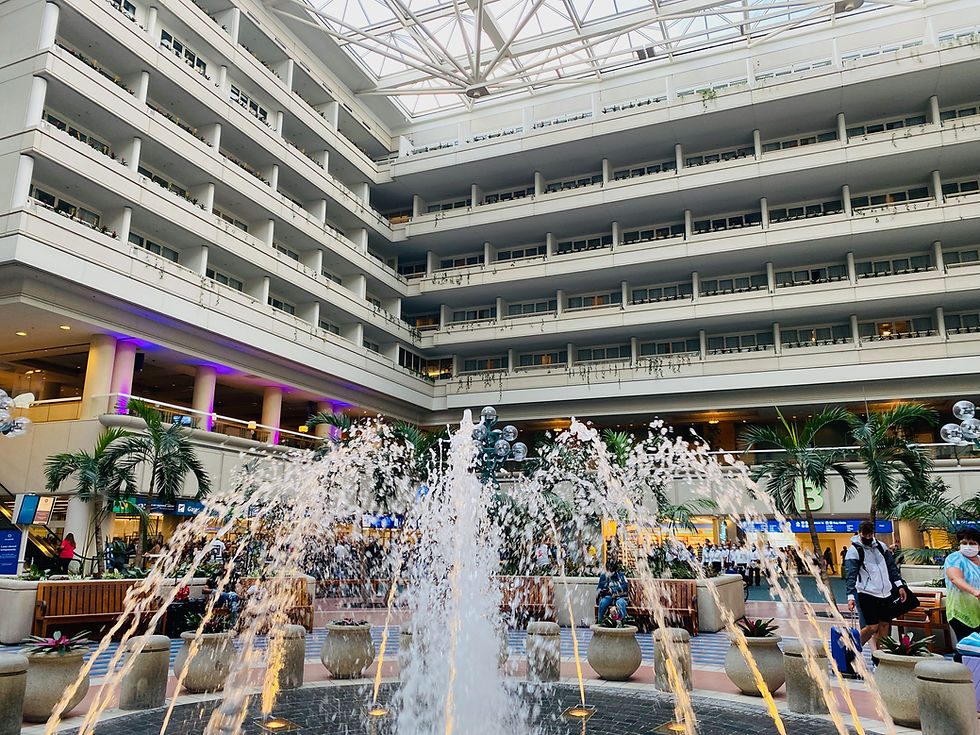 Main area MCO Airport Orlando Florida