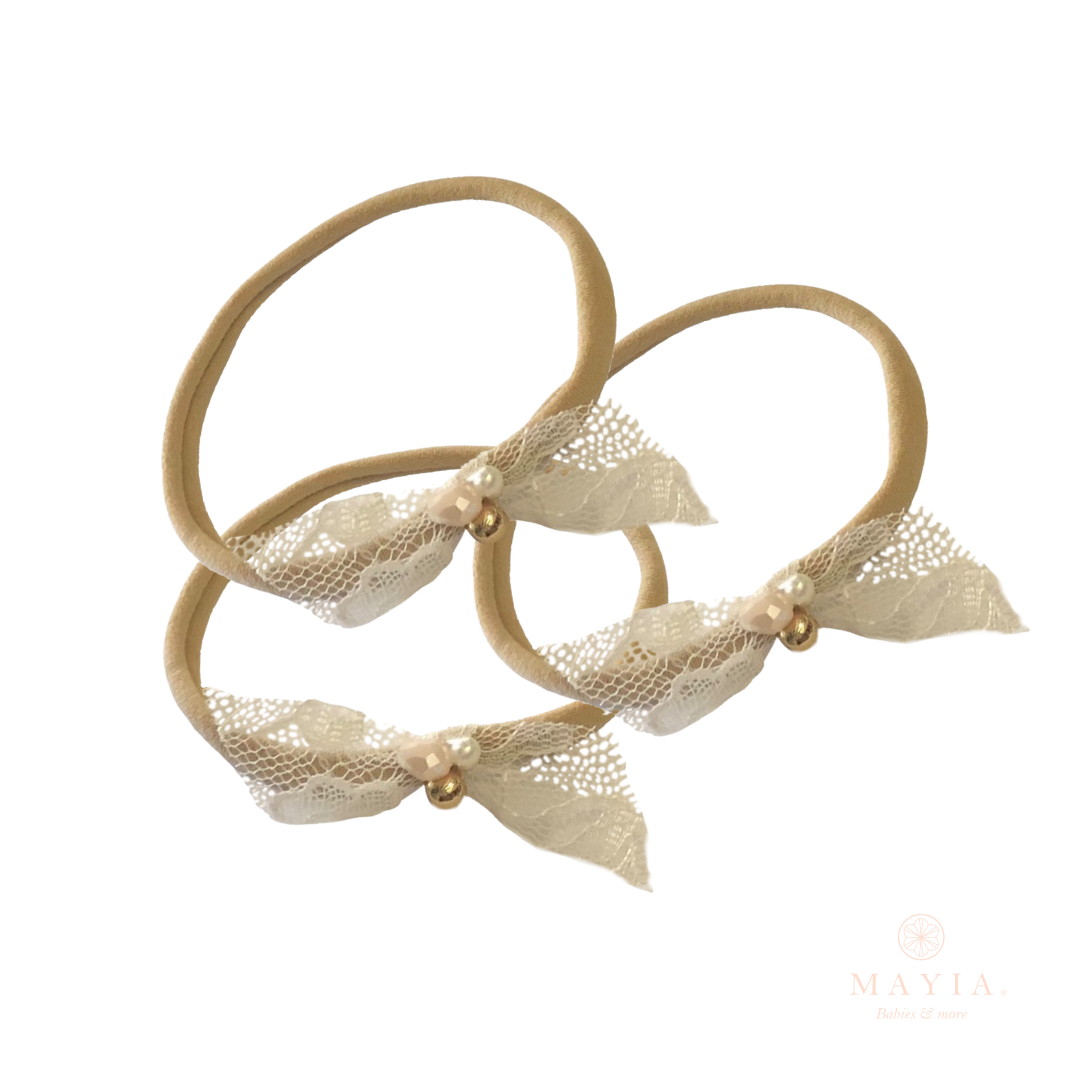 BANDA MOÑO DE ENCAJE PIEDRERÍA (NUDO)