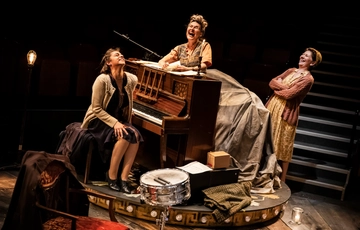 A scene from Blonde Bombshells of 1943 at Bolton Octagon  All pics: Pamela Raith