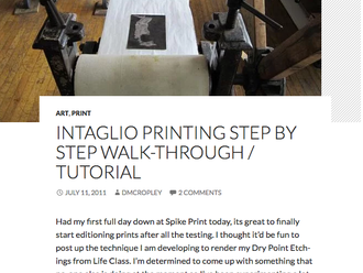Intaglio Printmaking