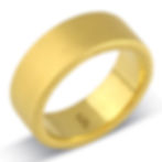Thumbnail: Solid 22K Gold Hand & Anvil Forged 8 x 2mm Wide-Band Ring