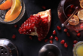Pomegranate and Orange