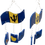 Thumbnail: Barbados  Caribbean Flag Statement Earrings