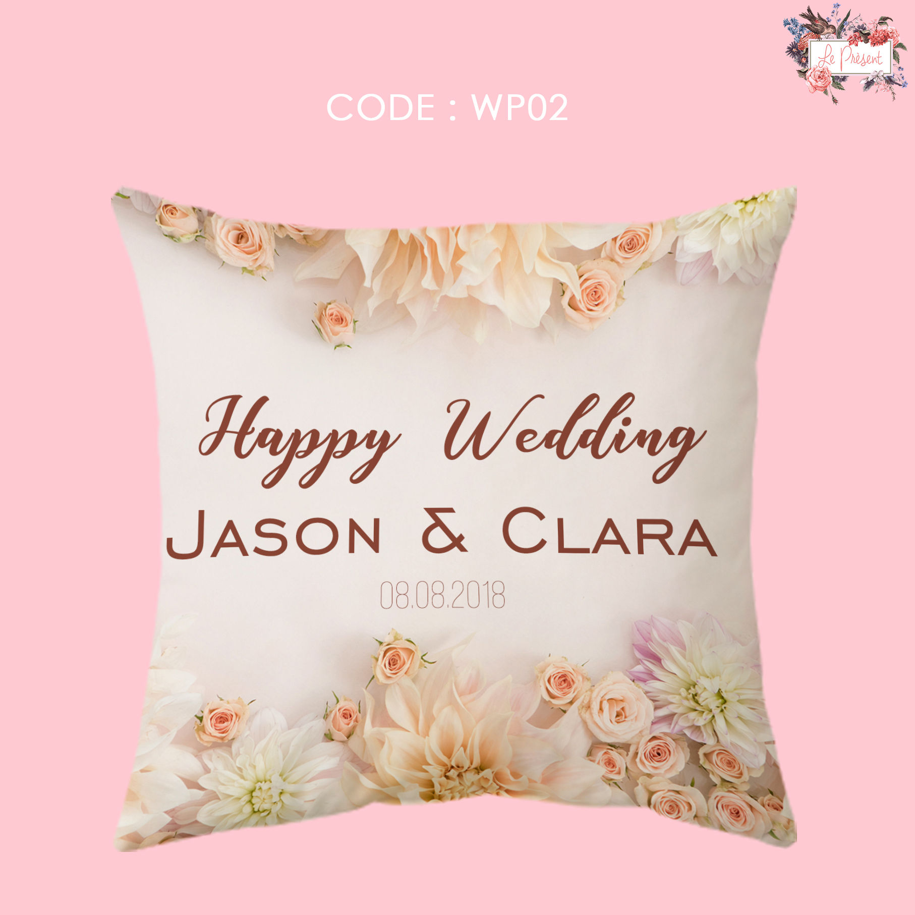 Wedding Custom Pillow (WP02)