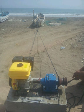 when they wanted to pull a boat ashore!