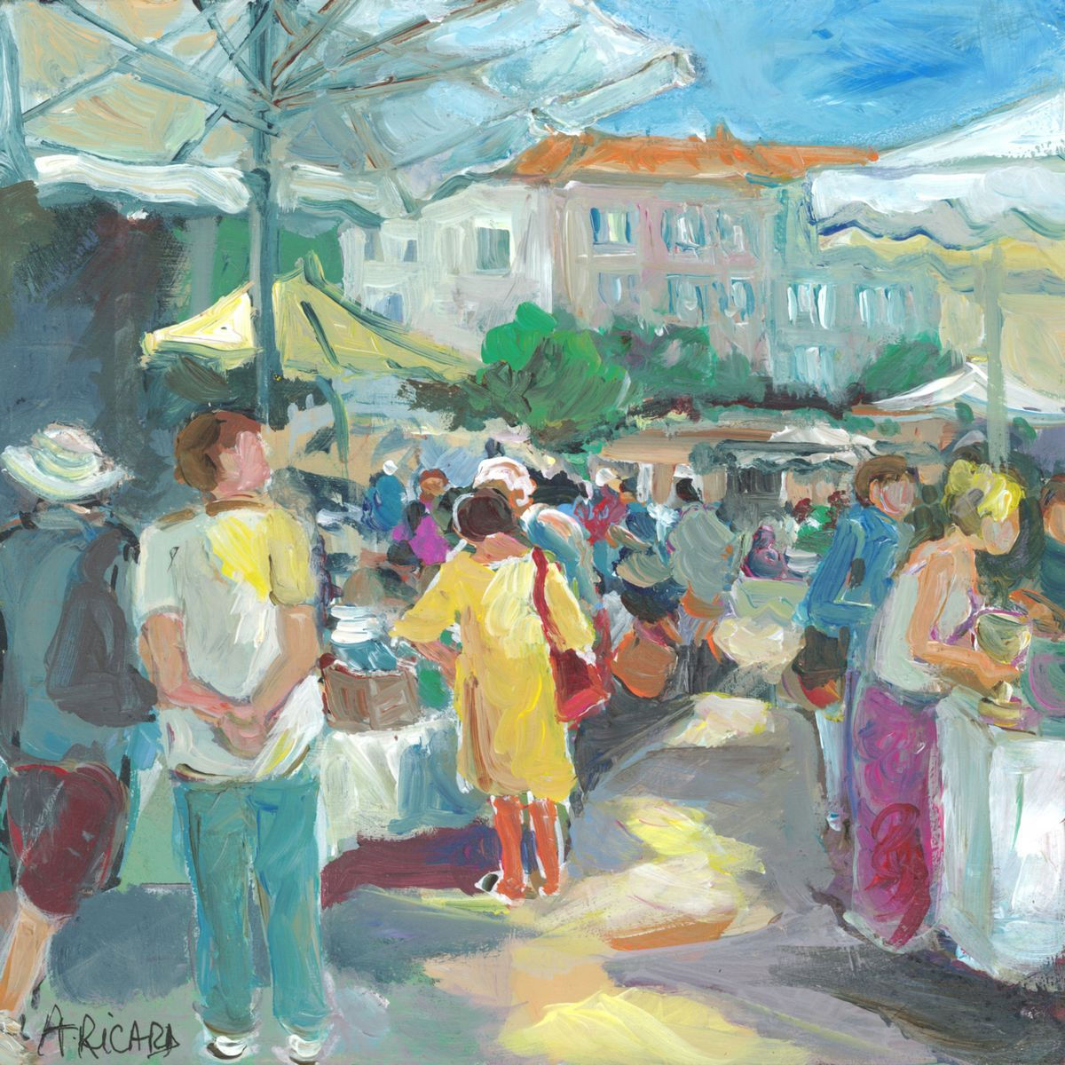 RICARD Anne - "Marché d'Antibes"