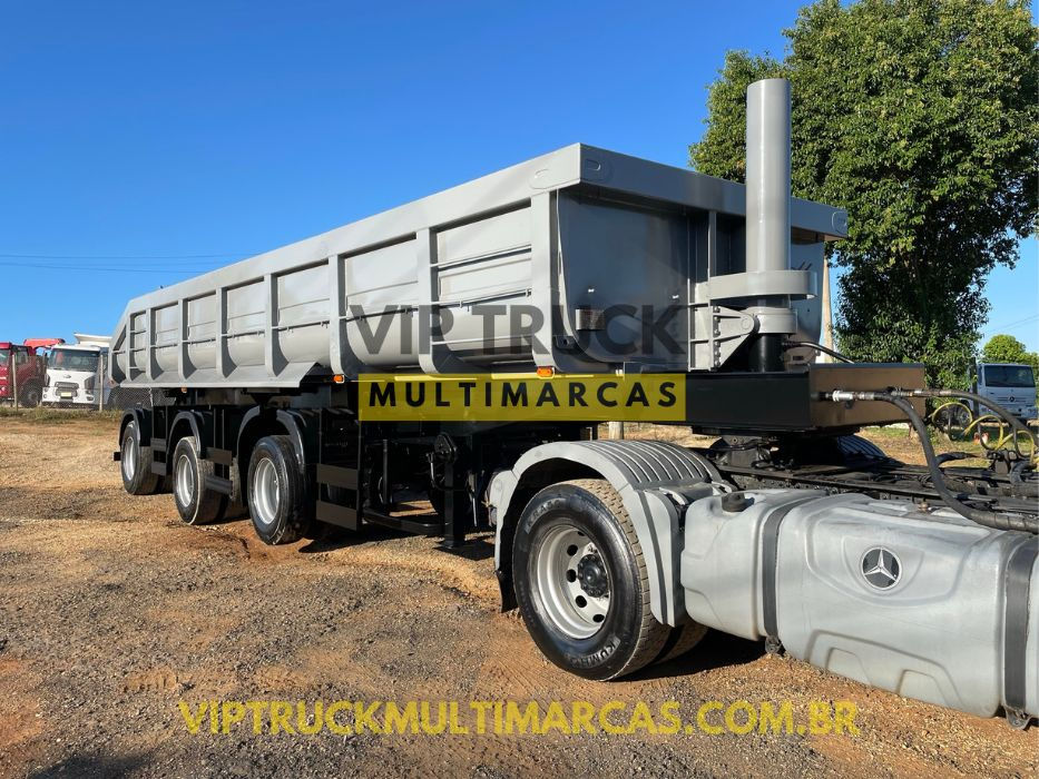 Miniatura: CARRETA SEMI REBOQUE CAÇAMBAO BASCULANTE ROSSETI ANO 2014
