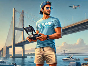 Drone Santa Catarina: foto e filmagem aérea que contam histórias em SC