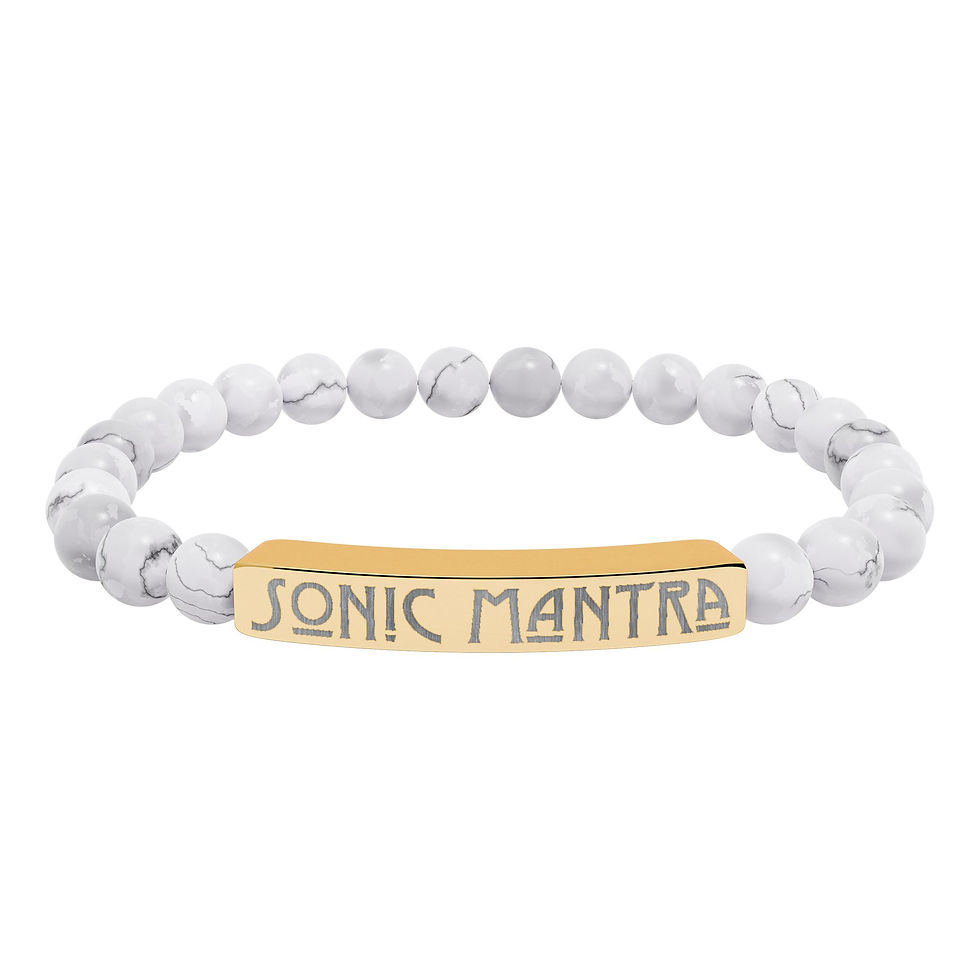 サムネイル： Sonic Mantra Stone Bead Bracelet