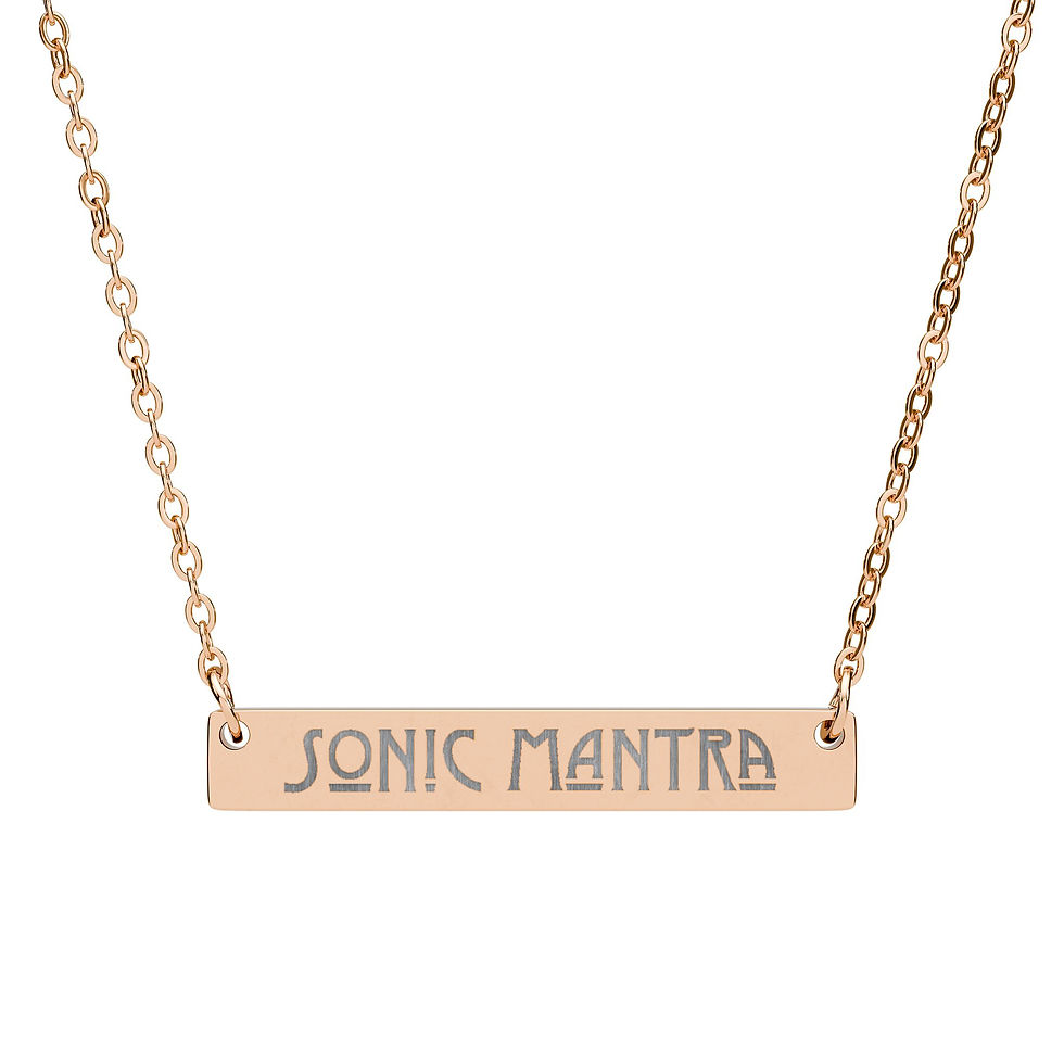 サムネイル： Sonic Mantra Bar Necklace