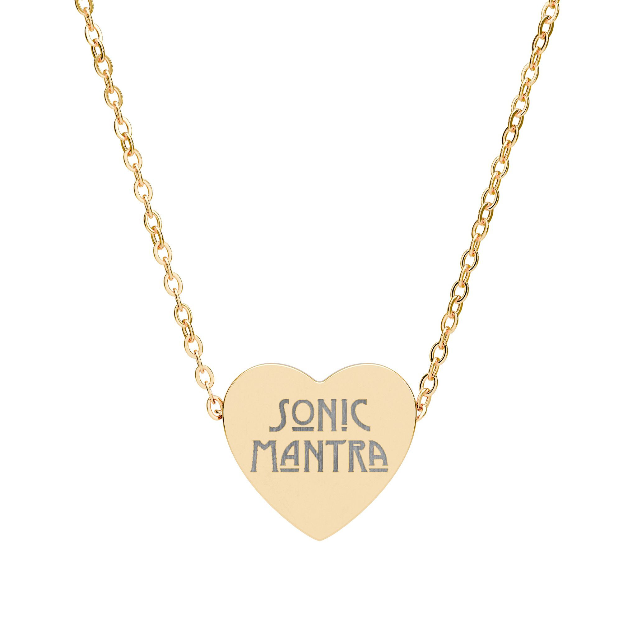 Sonic Mantra Heart Necklace