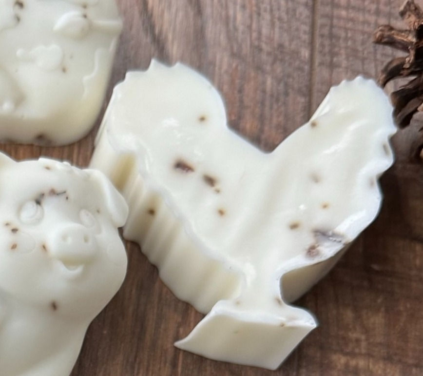 Thumbnail: Farm Animal shaped organic hand and body soap-Rose