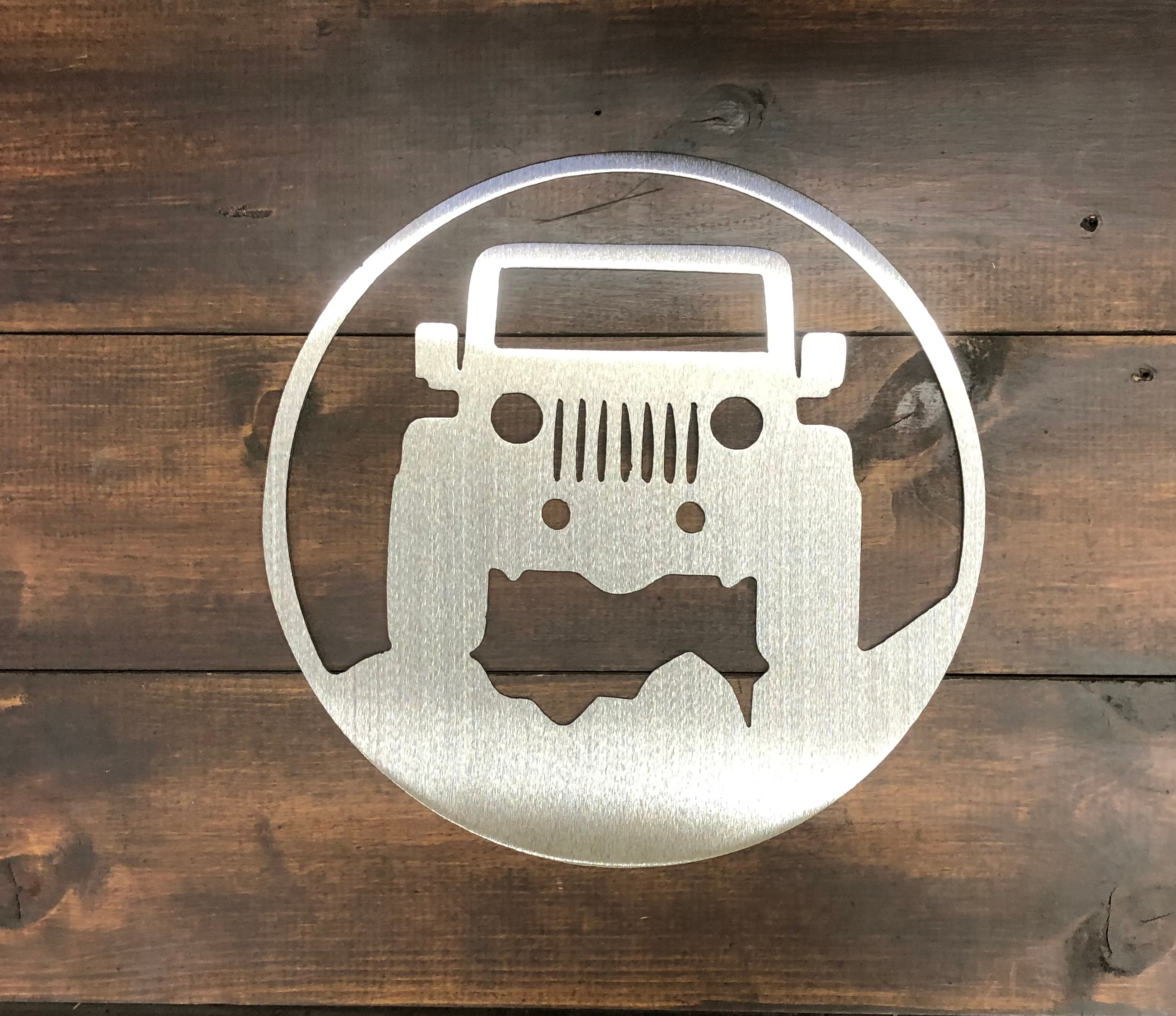 Jeep Metal Art Wall Signs ( pkg of 4)  Item#0107