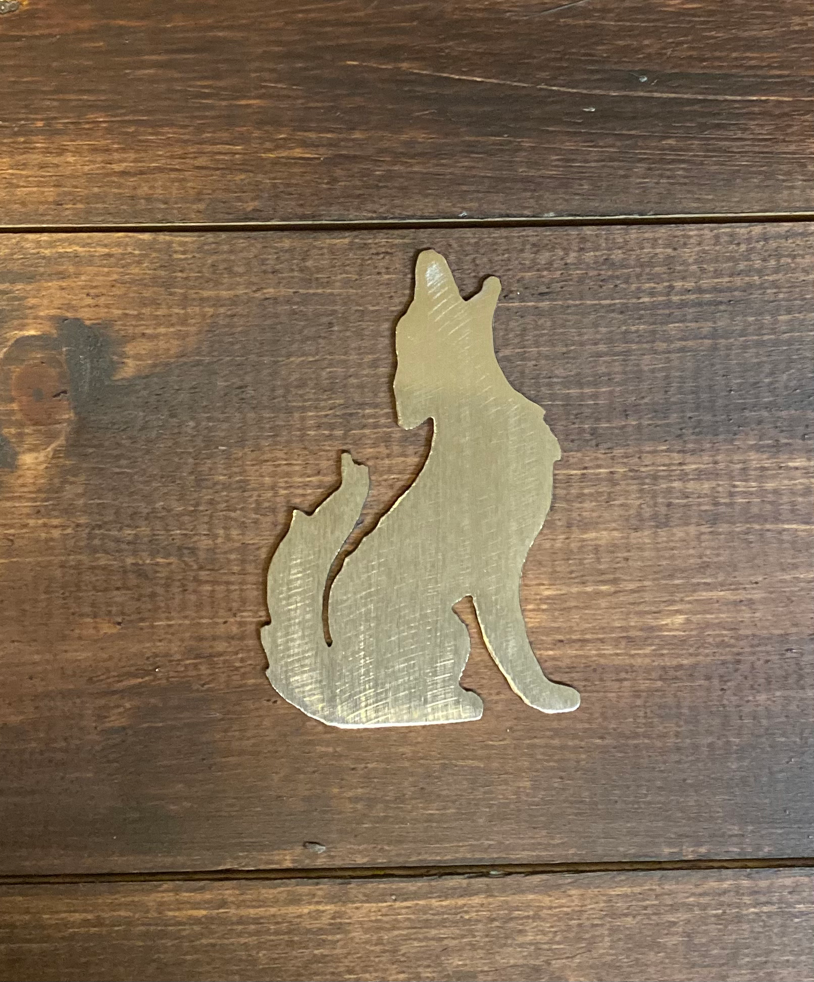 Howlin Coyote Metal Art Magnets (pkg. of 3 units)  Item#0314