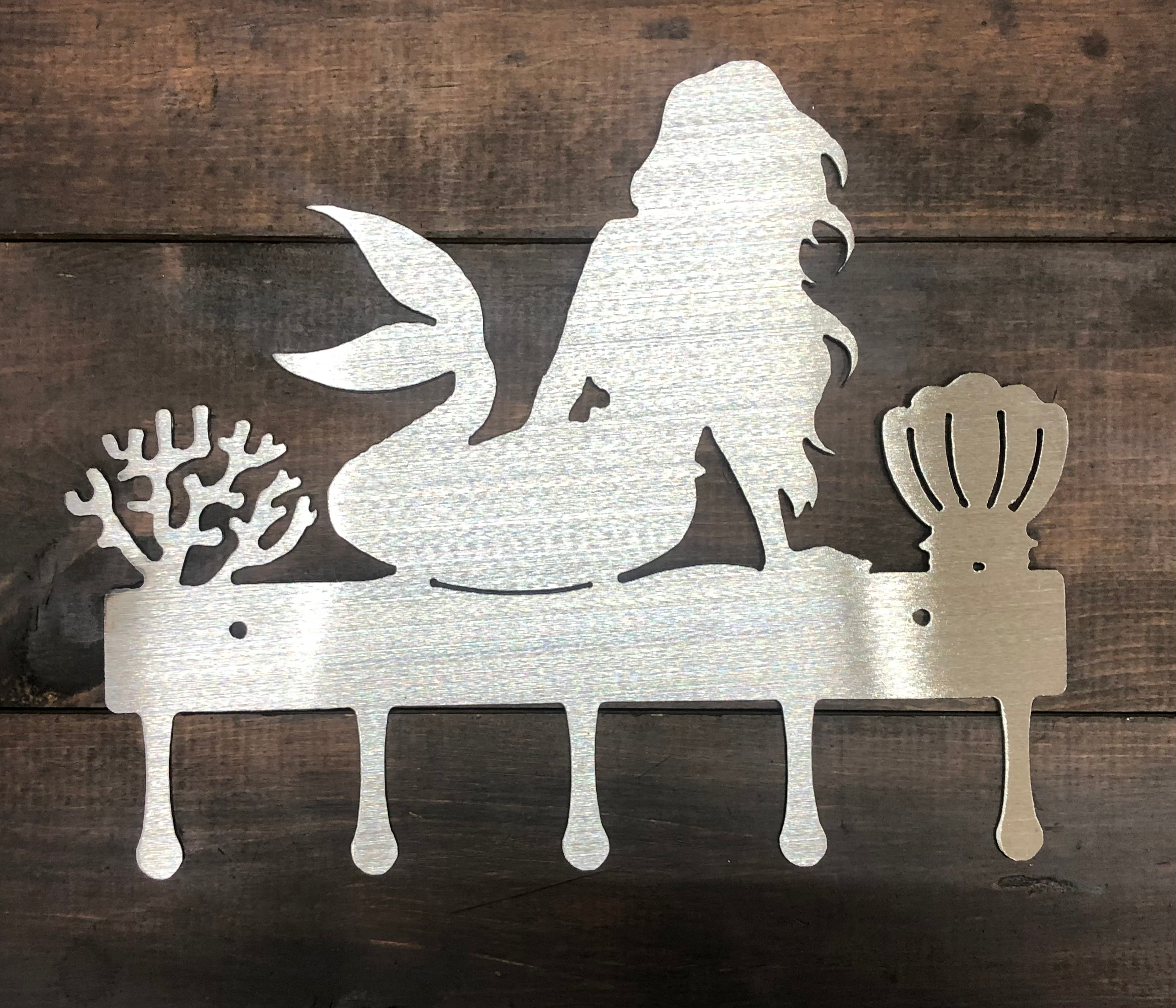 Mermaid and Seashell Keychain Holders ( pkg of 3) Item#0423