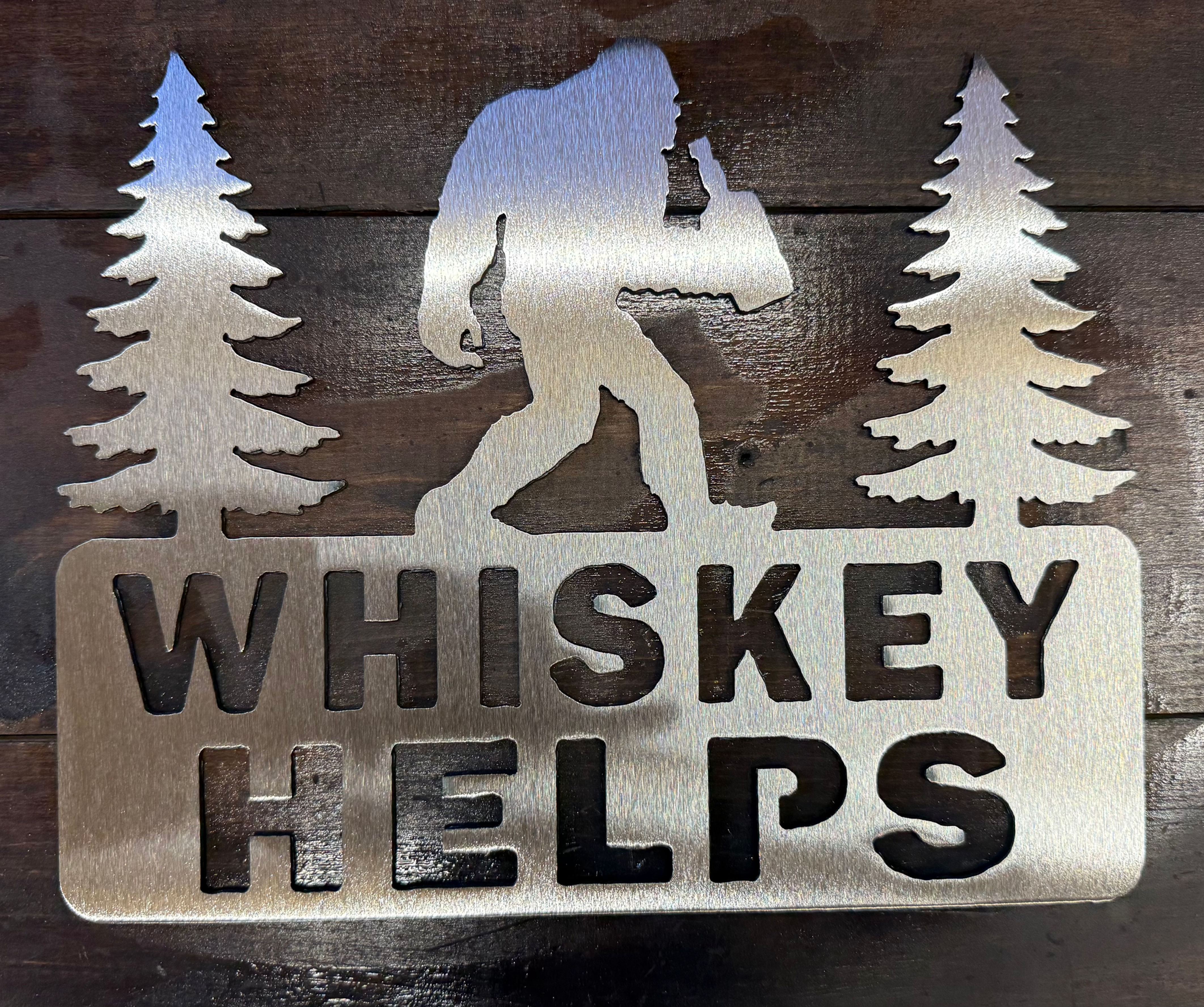 Whiskey helps Bigfoot12x9 ( lot of 4)