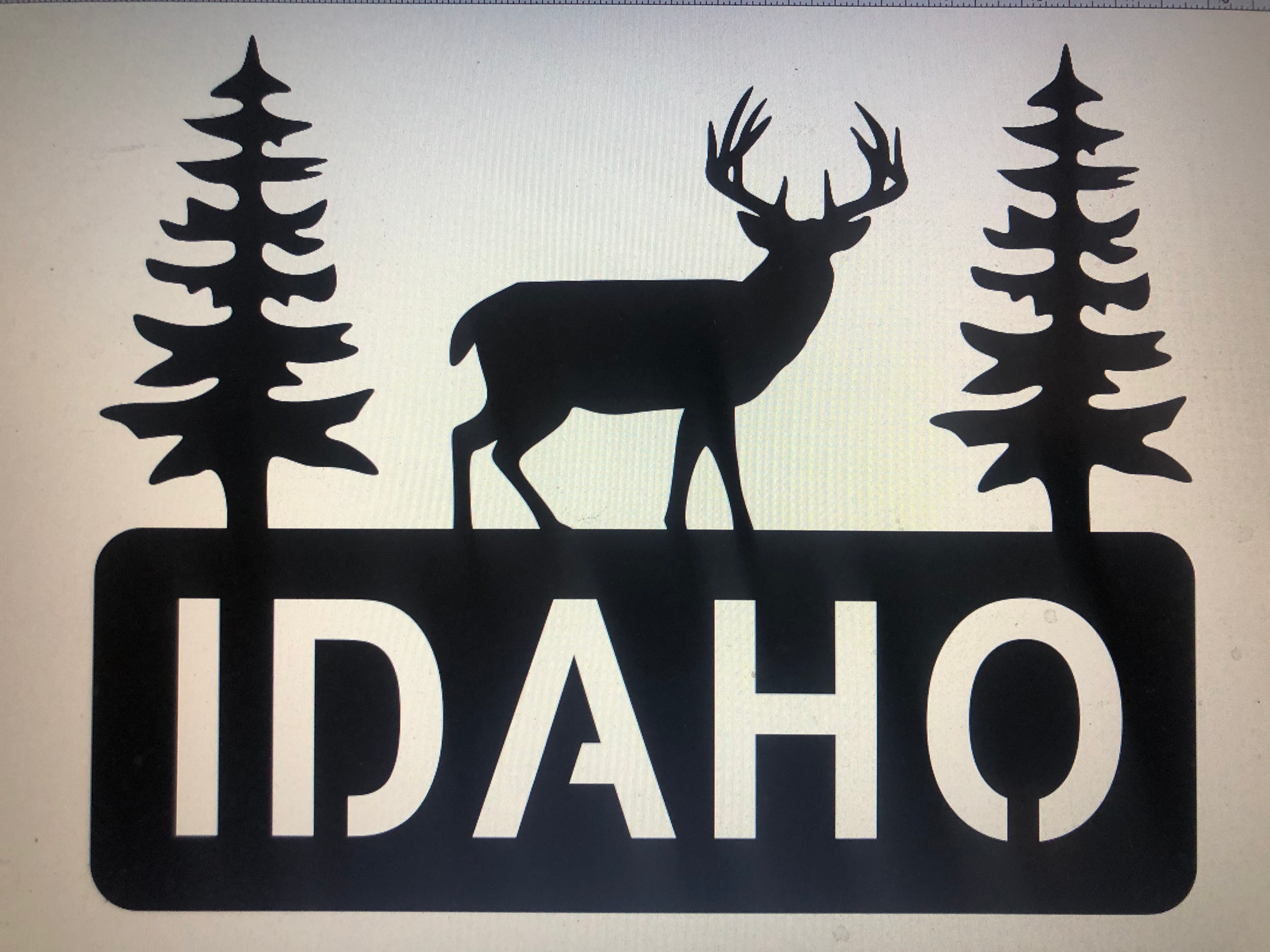 Idaho deer forest ( pkg of 4)