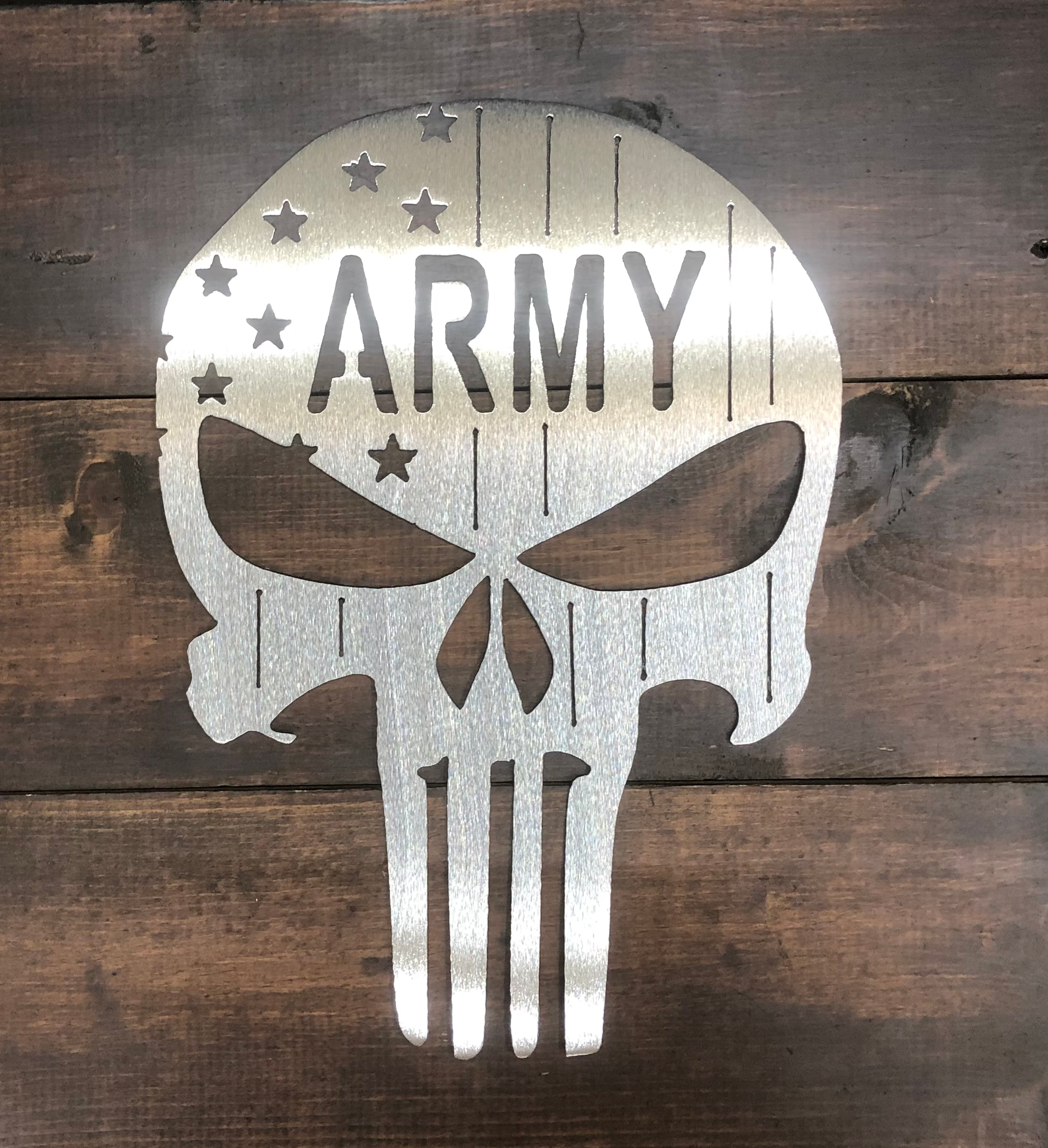 Army Patriotic Punisher SIgns ( pkg of 4)  Item#0104