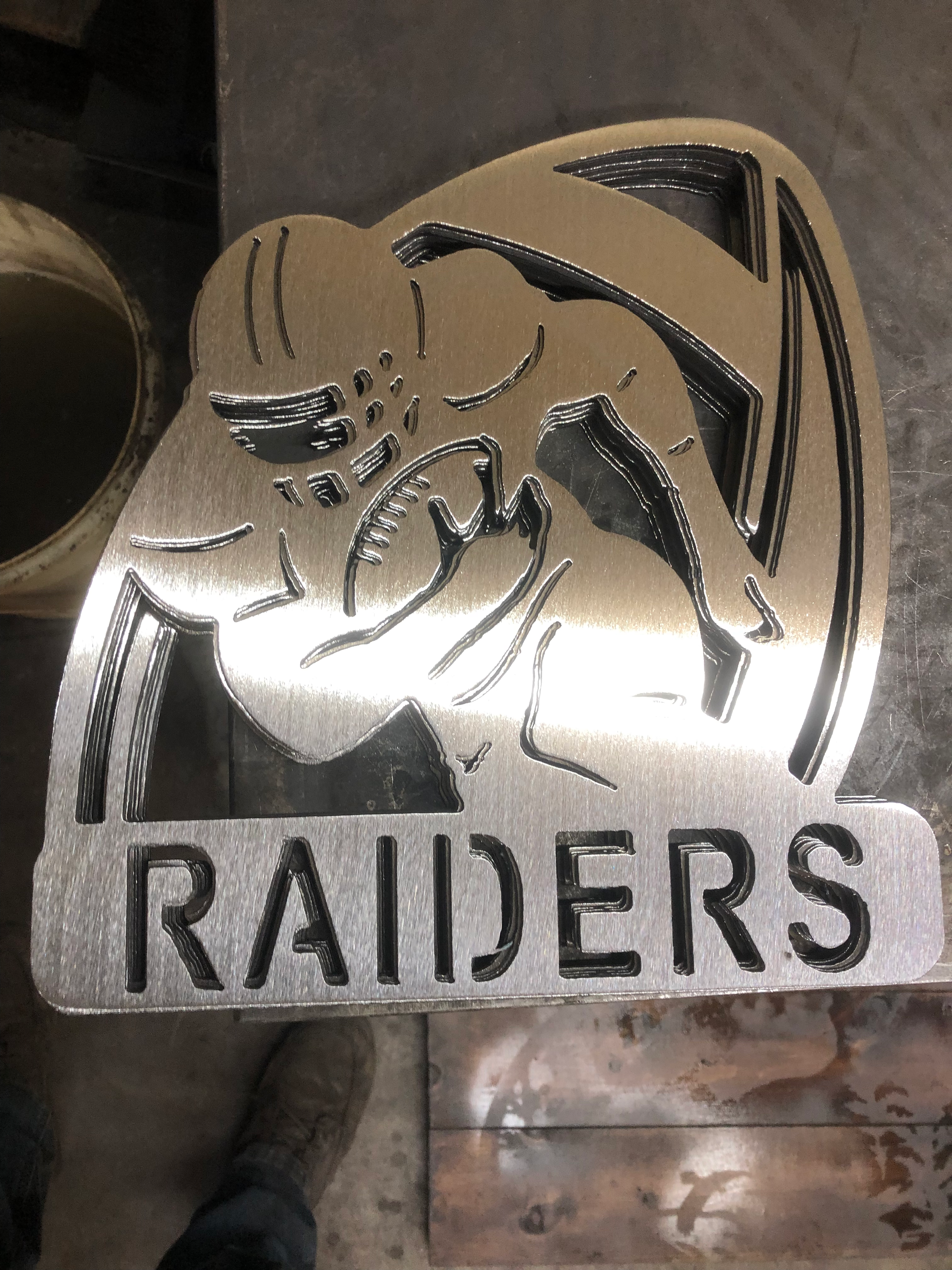 Raiders Team Signs ( pkg of 4)