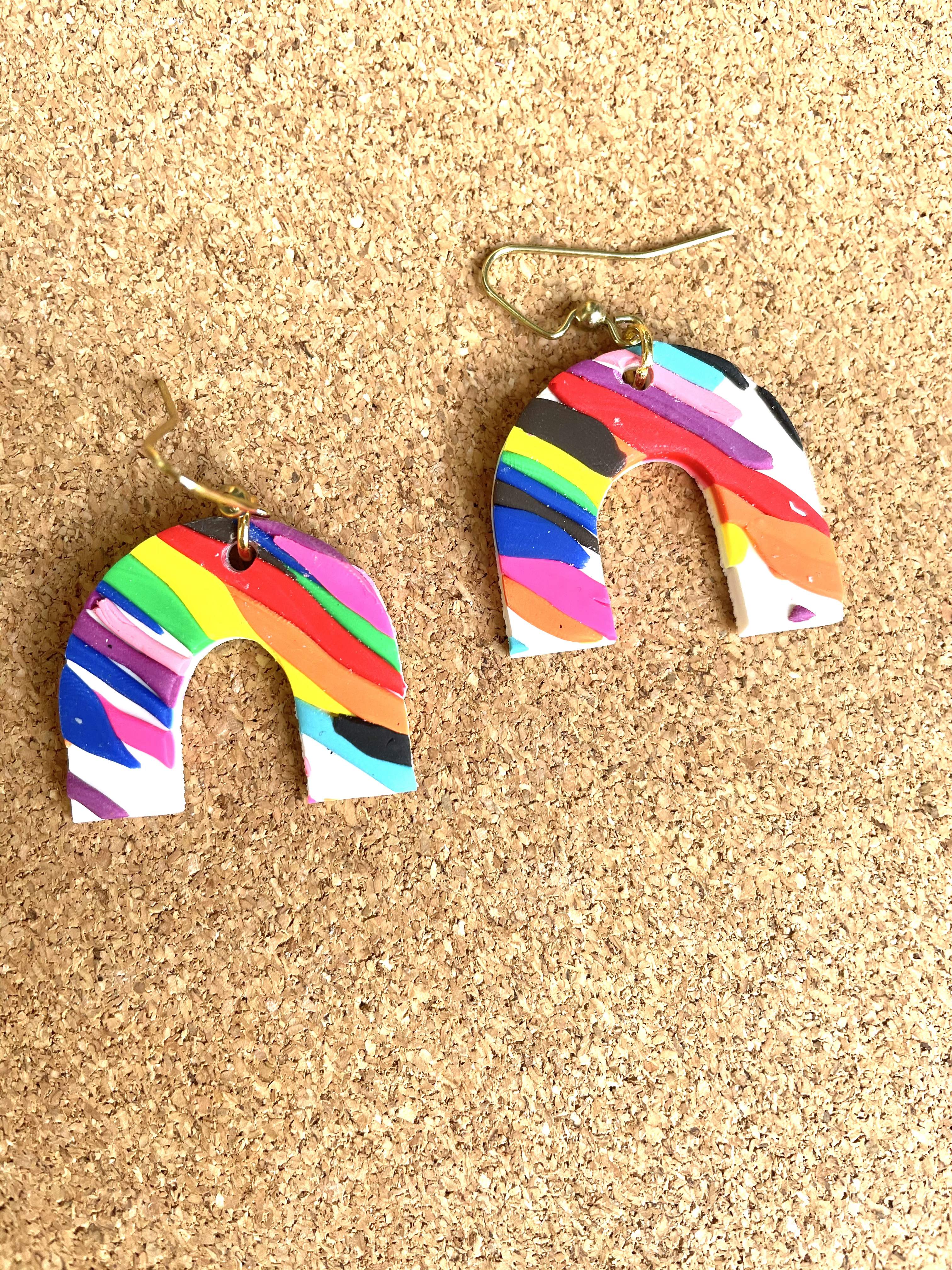 Pride 21 Rainbow Dangle Earrings