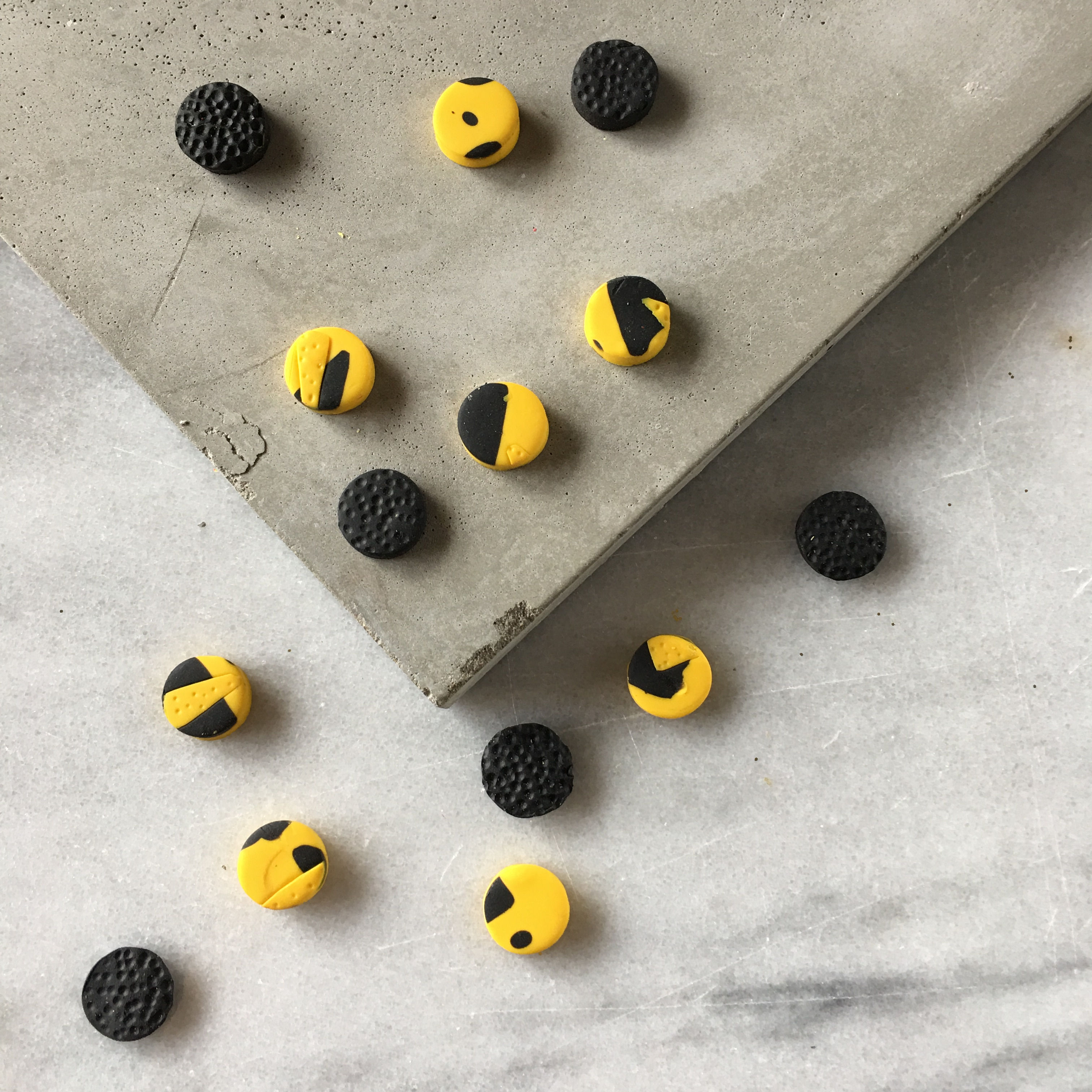 School Bus Yellow Stud Earrings 2pk Set