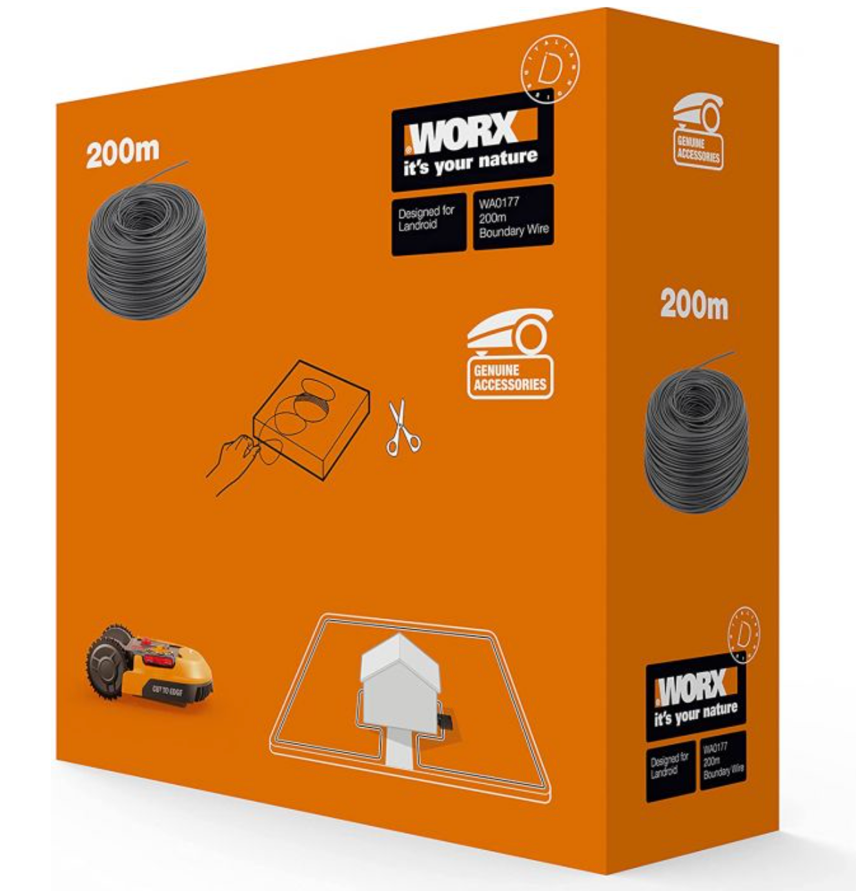 WORX Perimeter Wire 200m roll WA0177