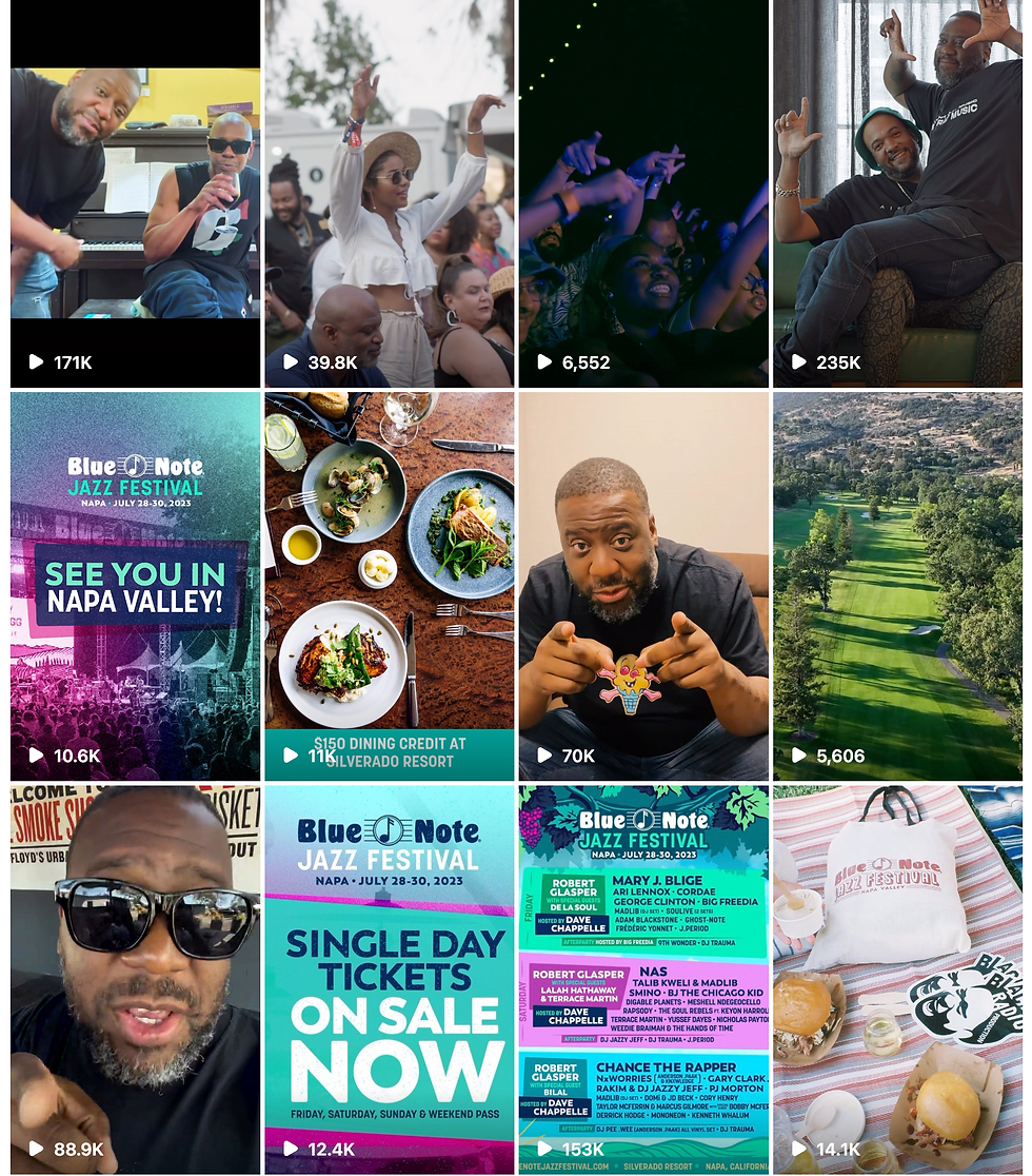 instagram reel feed - raised media co - social media video production nyc