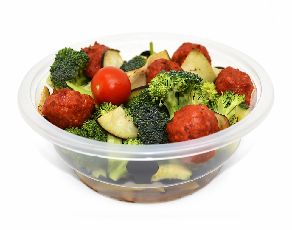 Noona Meat Balls & Pasta Steam Bowl 420 Gramm