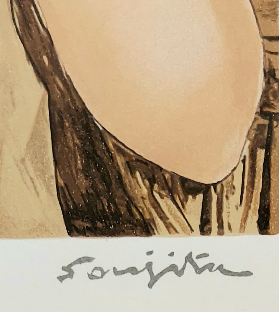 藤田 嗣治「フォークを持つ少女」 | ギャラリーフォーリーフ 藤田 嗣治「フォークを持つ少女」 | ギャラリーフォーリーフ