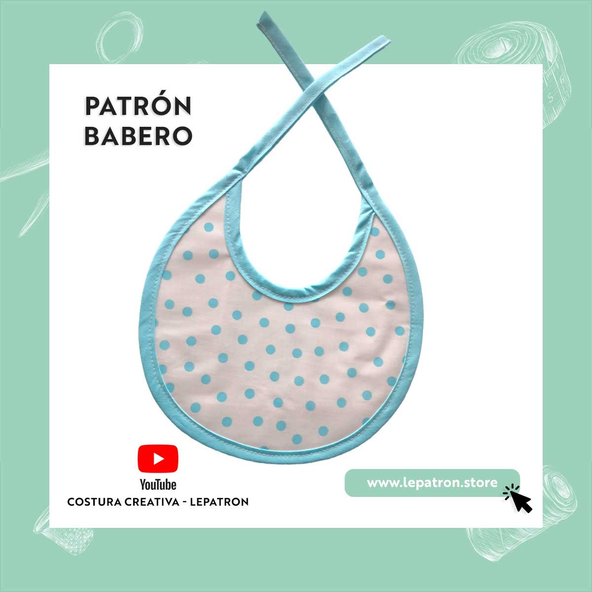 Patrón babero para bebe