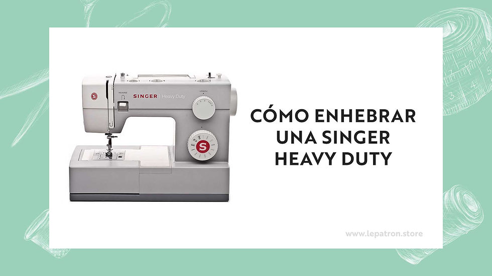 Cómo enhebrar una máquina Singer Heavy Duty