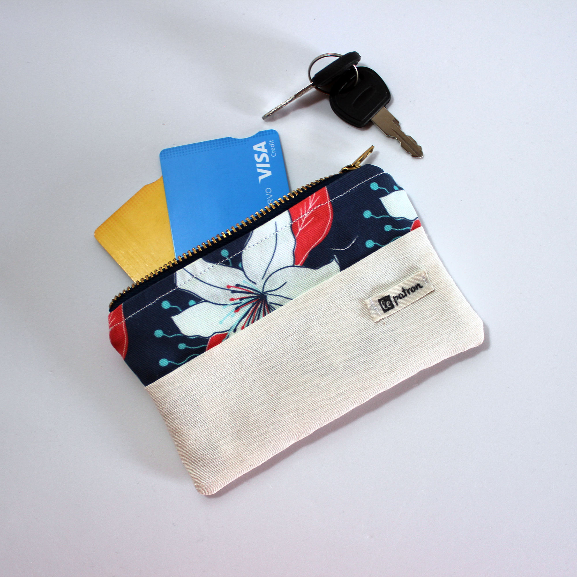 Monedero - Lilies Blue