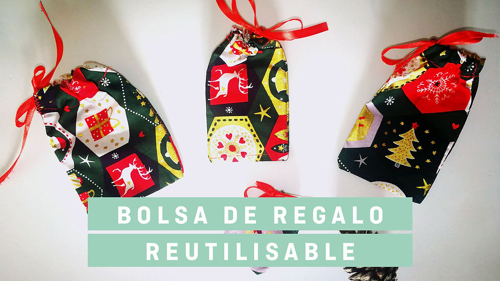 Tutorial bolsa de regalo LePatron diseño textil