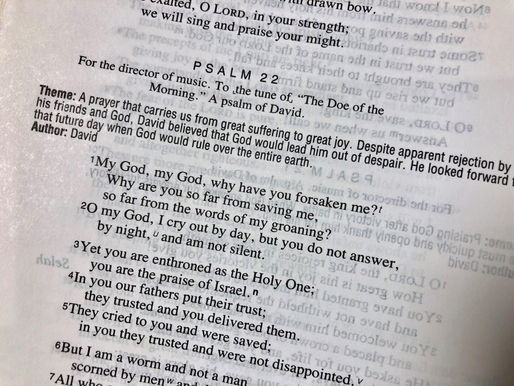 A PROPHETIC PORTRAIT OF THE CROSS