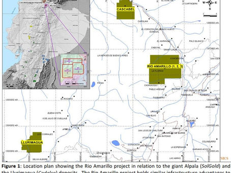 SolGold a la espera de permisos para perforar en Río Amarillo