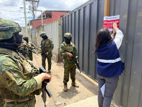 Gobierno de Daniel Noboa Suspende Actividades Mineras en Napo y Restringe Operaciones en El Oro y Loja