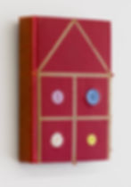 Bronson Smillie. Tiny Home 1, 2025. Book, buttons. 5.75 x 3.5 inches. Image: Atlas Documentation.