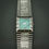 Thumbnail: BUECHE-GIROD, 18k WHITE GOLD Ref 9828, MALACHITE DIAL, circa 1970s