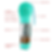 Miniatura: 3-in-1 Portable Dog Water Bottle and Food Dispenser