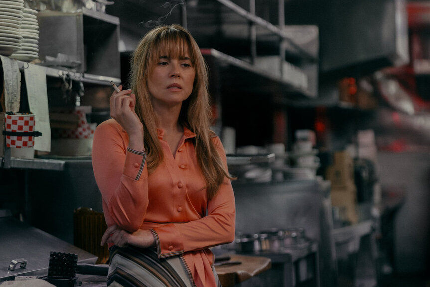 Linda Cardellini as Pam Voorhees during Crystal Lake Season 1. Photo: Matt Infante/PEACOCK