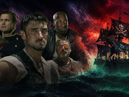 Pirates and Pirate Ship from Cursed Waters Movie