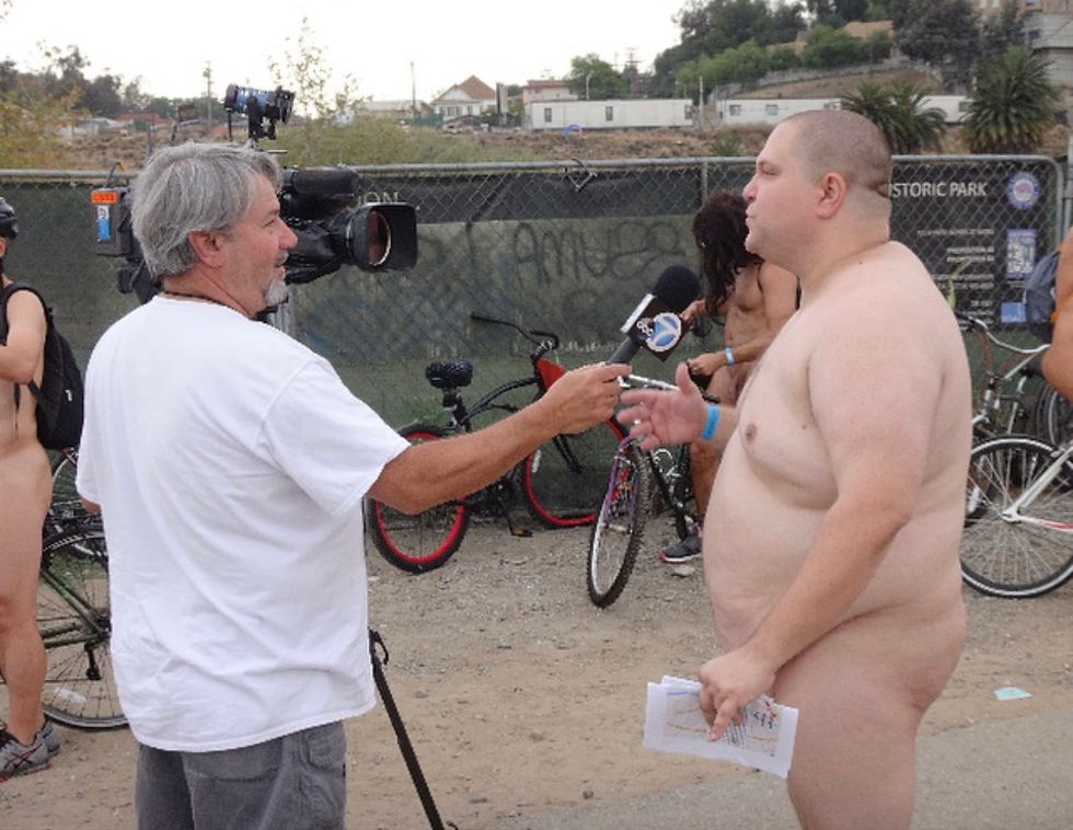 Tim Chizmar being interviewed