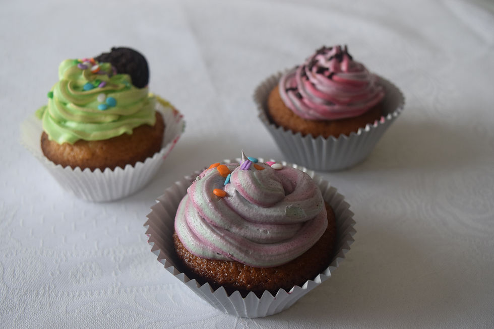 Miniatura: cupcake tradicional con crema chantilly