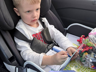 The Ultimate Versatile Car Seat Desk for Kids: A Mom's Must-Have for Engaging Road Trips