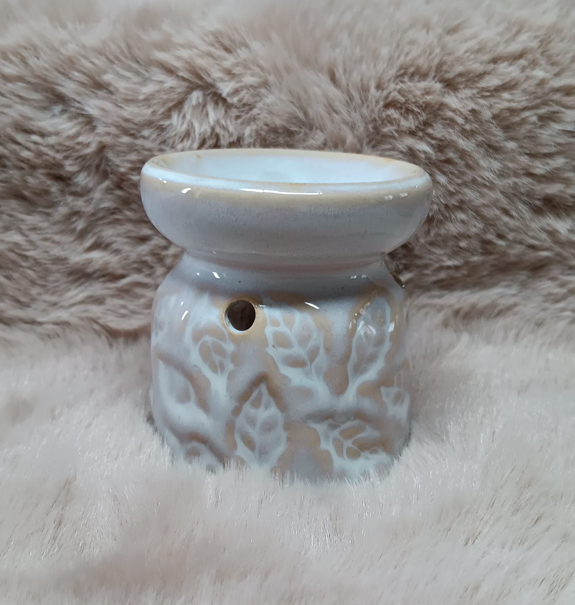 Waxmeltbrander blaadjesmotief