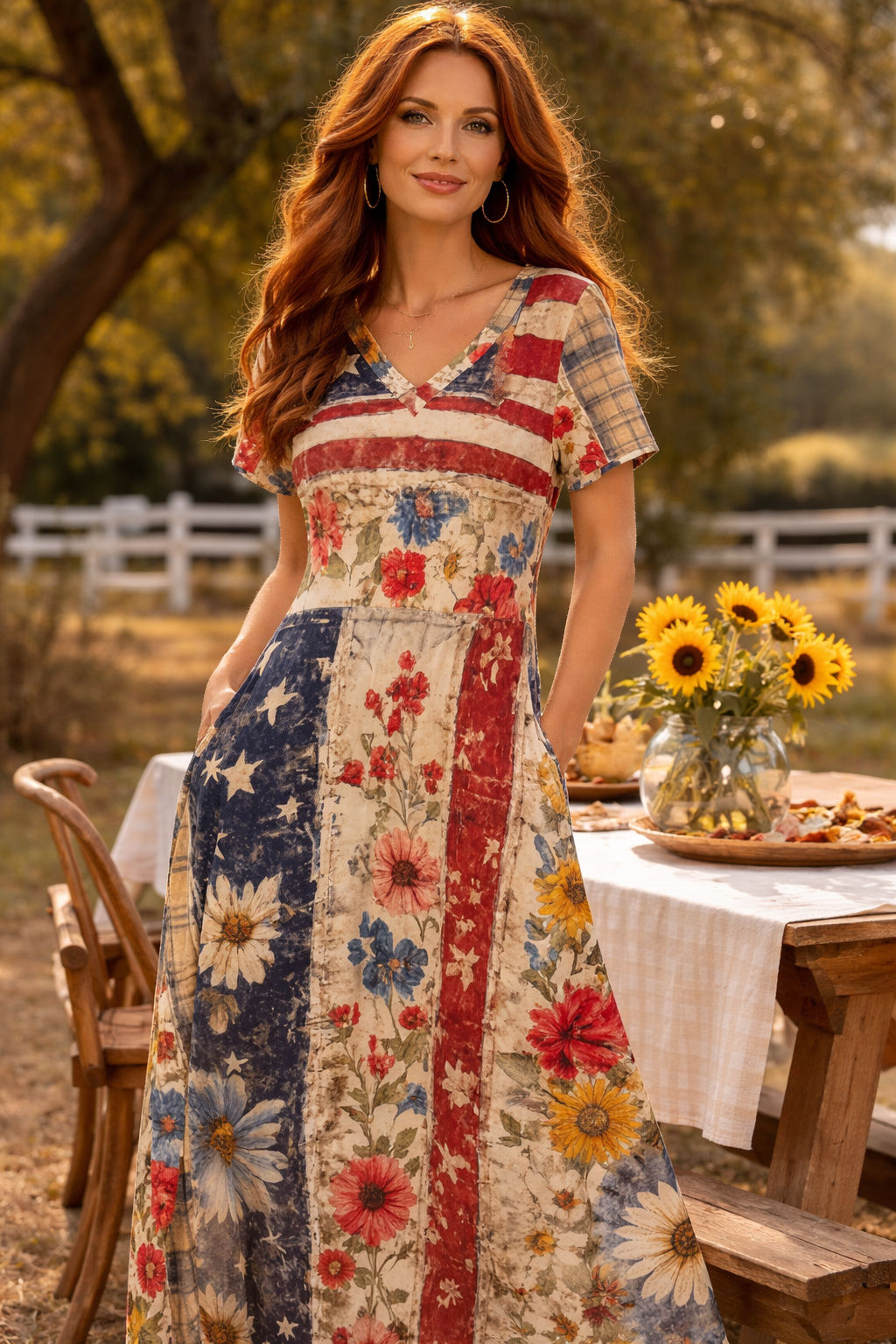 Front of the American Honey Dress from the Down South Collection.