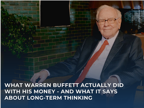 Warren Buffett's Money — and What It Says About Long-Term Thinking