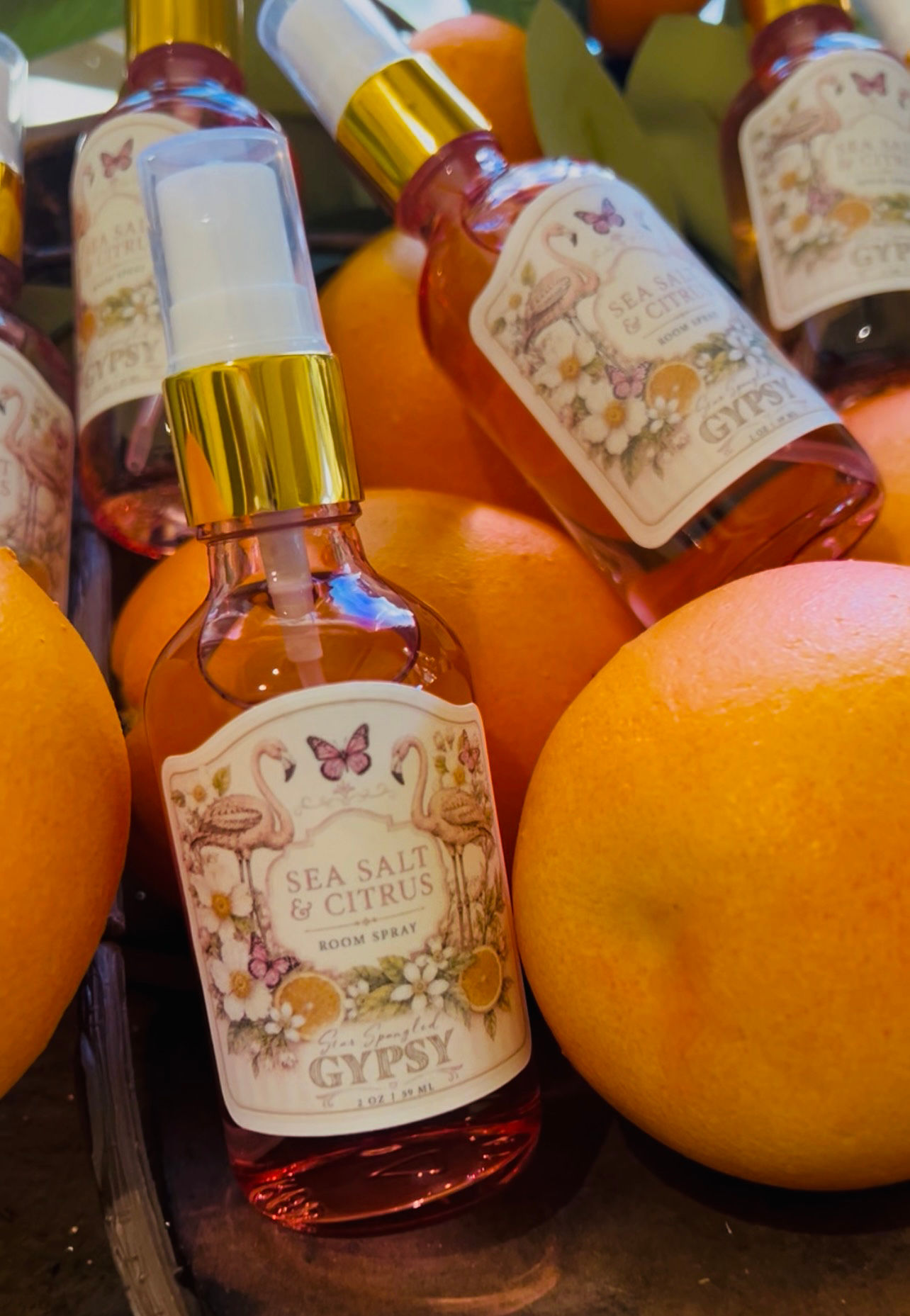 Front of the Sea Salt and Citrus Perfume bottle.