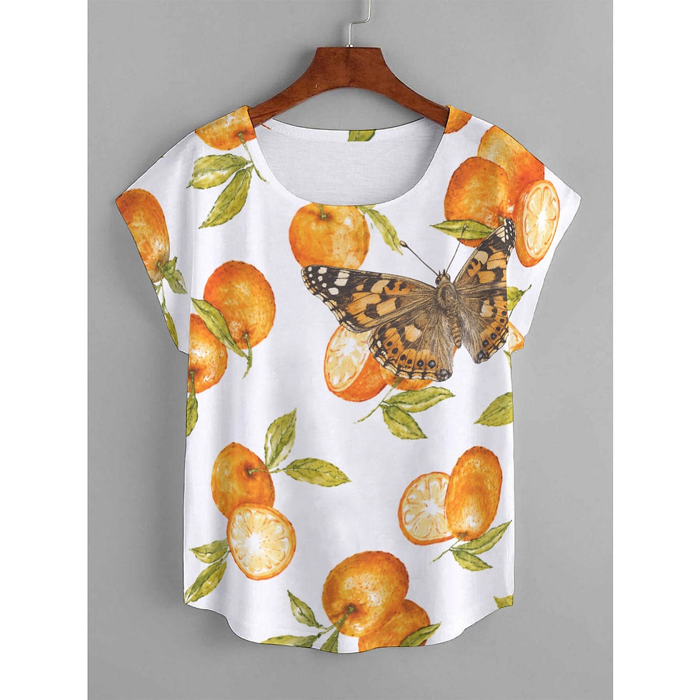 Thumbnail: Front of the Sun Kissed Citrus Top from the Summer Citrus Collection.